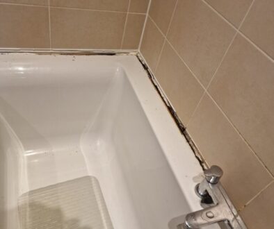 Why does bathroom silicone turn black?